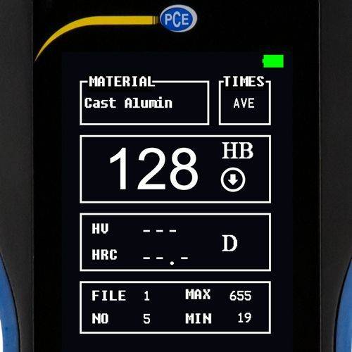 Härtemessgerät PCE 2900, für metallische Werkstoffe, HRC, HRB, HV, HB, HS + ISO-Zertifikat-3