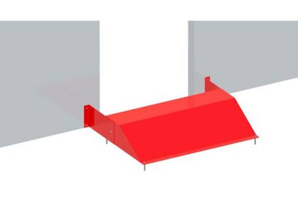 Stufe-Rampe-Barriere zum Schutz vor Gefahrstoffen und Hochwasser, 1000 x 200 mm