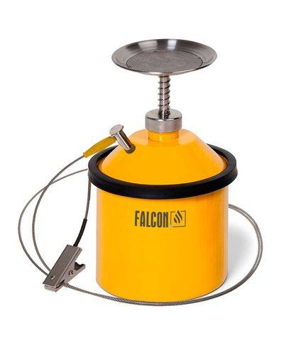 FALCON Sparanfeuchter aus Stahl, lackiert, 2,5 Liter, mit Erdungsanschluss-1