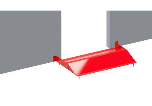 Doppelrampenbarriere zum Schutz vor Gefahrstoffen und Hochwasser, 1000 x 100 mm-0