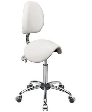 Mey Chair Laborhocker Assistant Basic, mit Sattelsitz, neigungsverstellbarer Sitz
