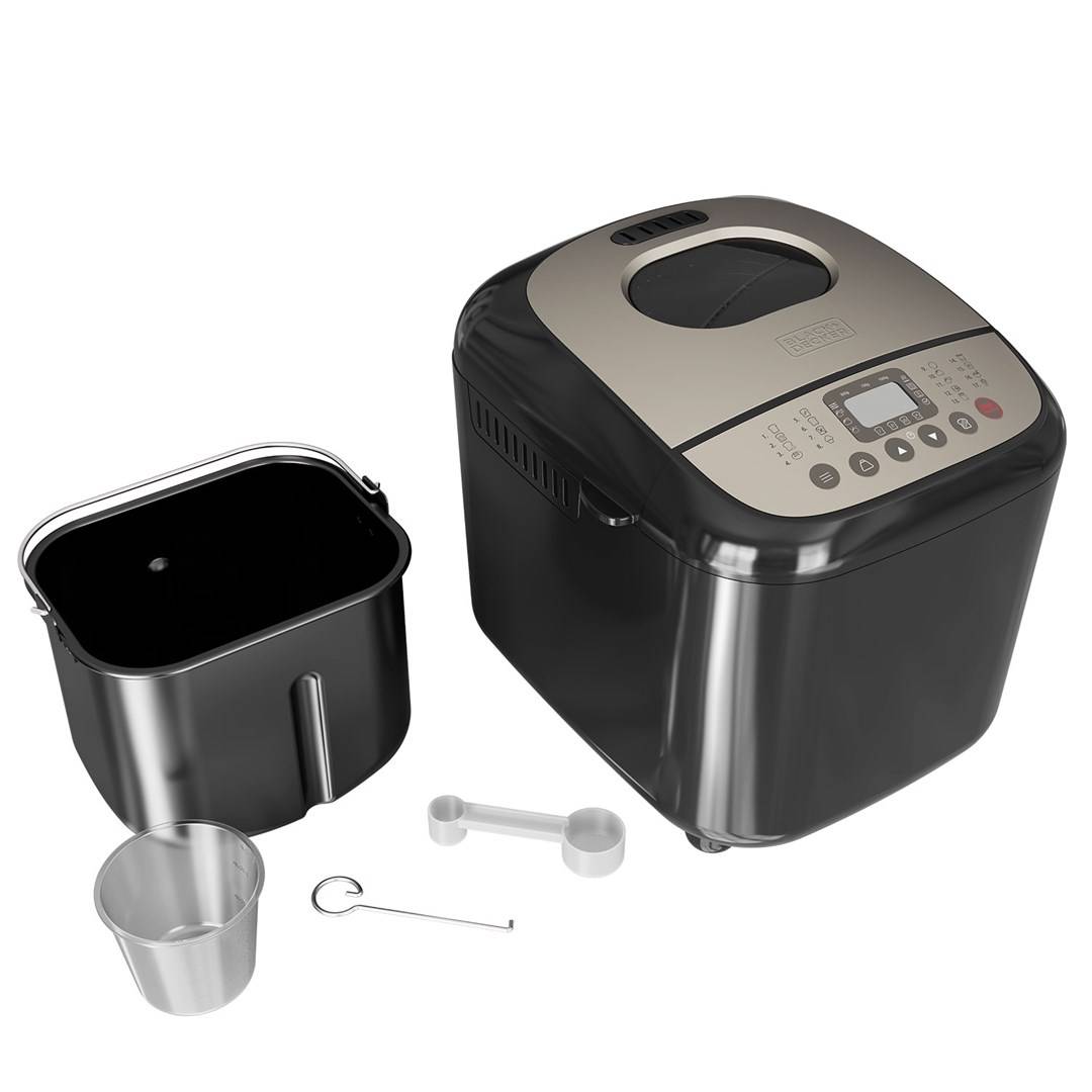 Bread Maker 600W Black-4