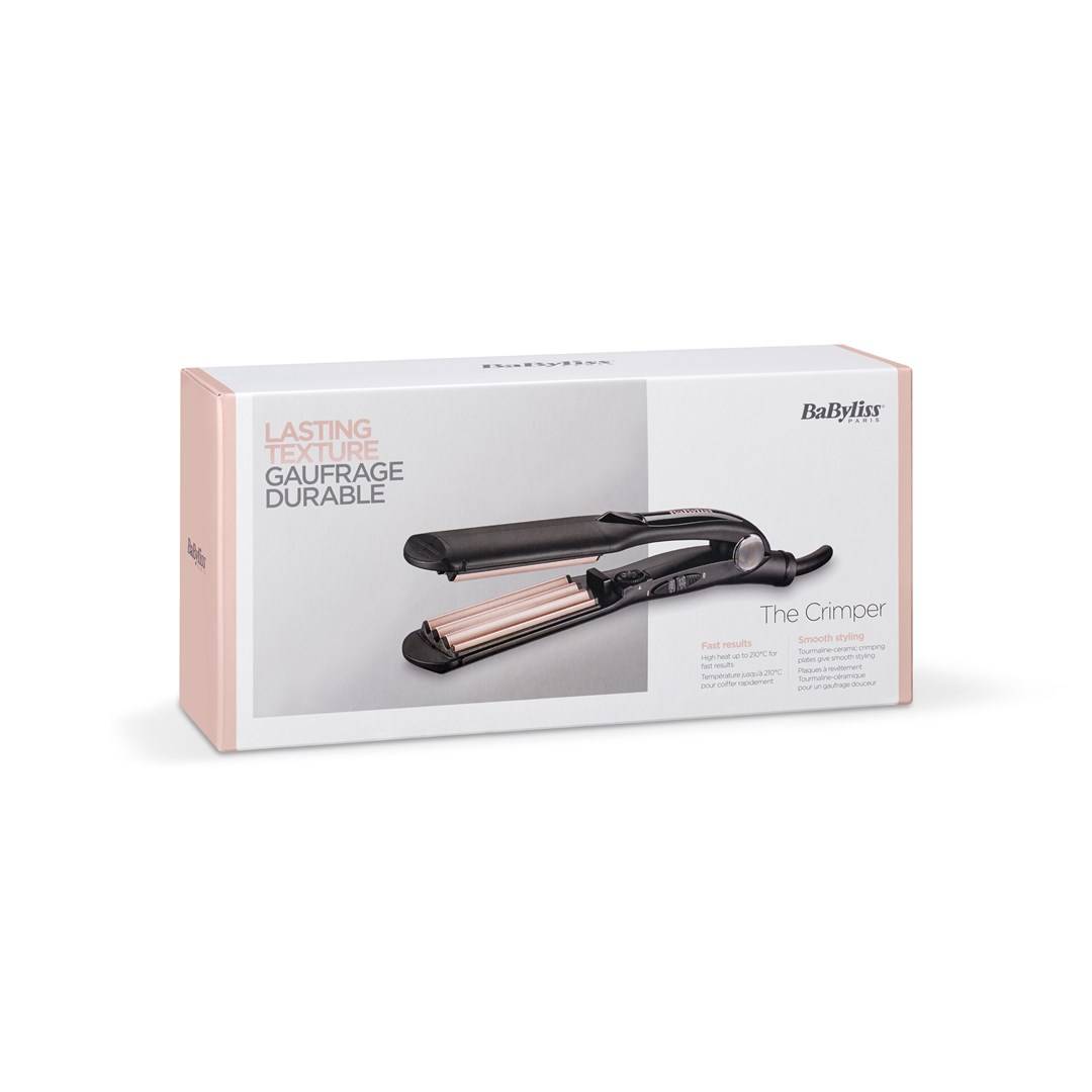 BaByliss The Crimper, Texturiereisen, Warm, Gerade fassförmig, 120 °C, 210 °C, 30 s-2