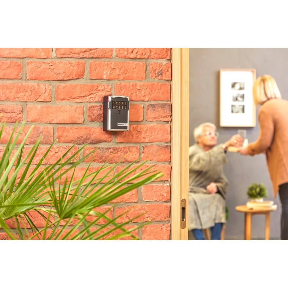 MasterLock Bluetooth-Schlsselkasten - Select Access Smart - Wandmontage, Wandtresor, Grau,-1