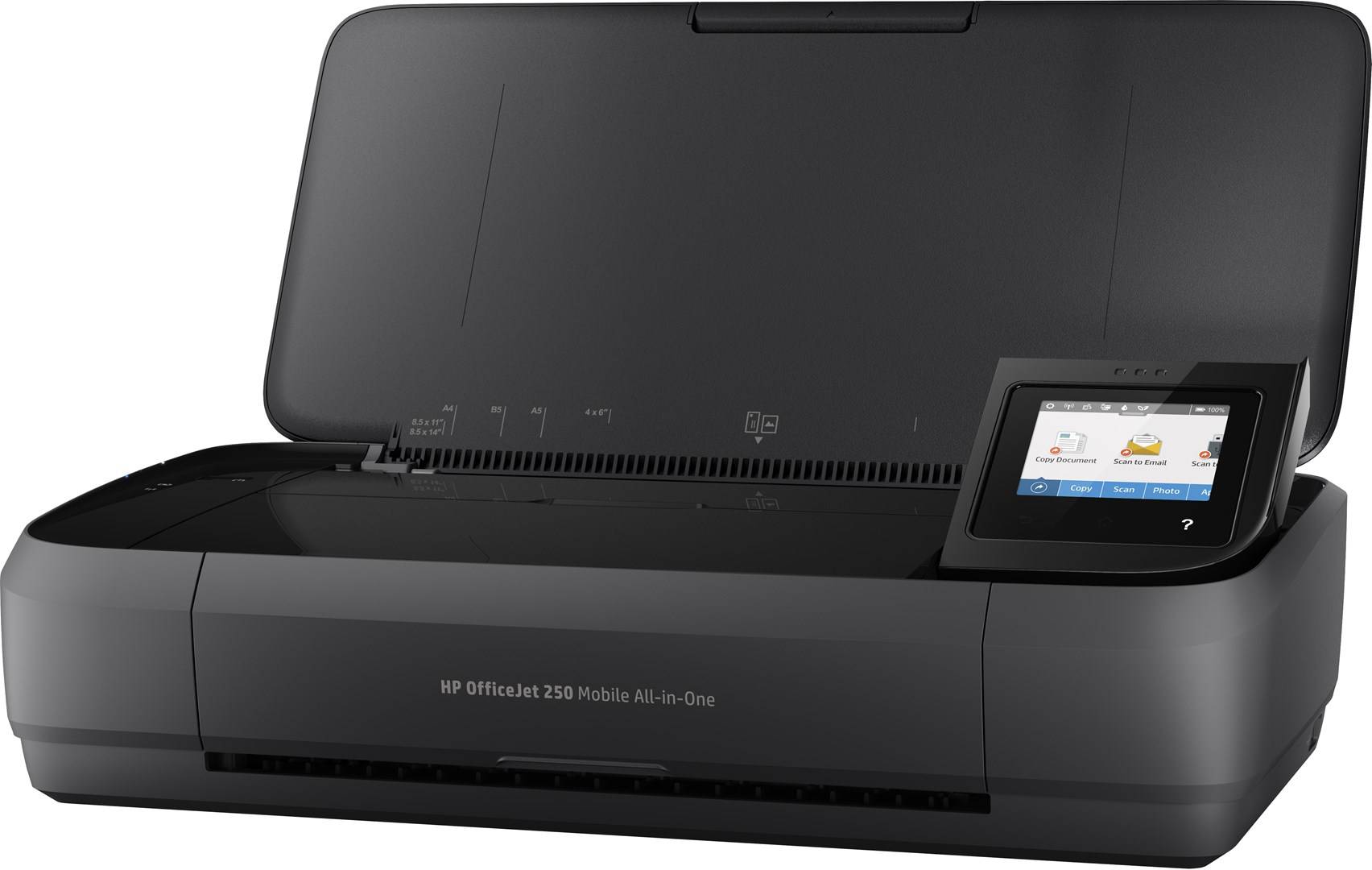 HP OfficeJet 250 Mobiler All-in-One-Drucker, Thermal Inkjet, Farbdruck, 4800 x 1200 DPI, A4, Direktd-4