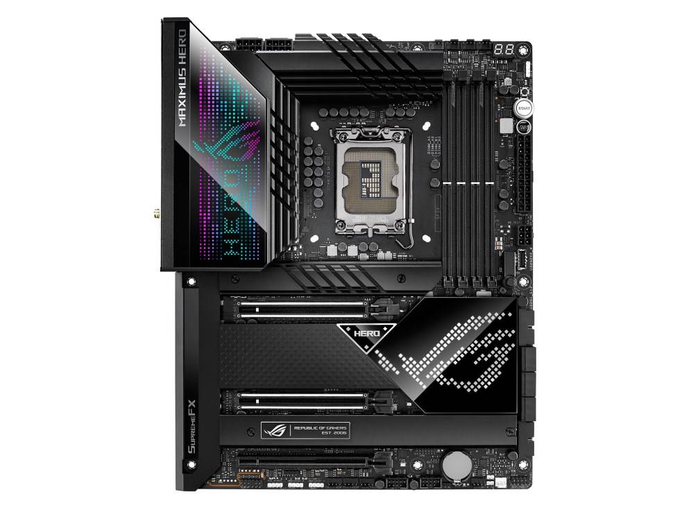 ASUS ROG MAXIMUS Z690 HERO - Motherboard - ATX - LGA1700-Sockel - Z690 Chipsatz - USB-C Gen2, USB 3.2 Gen 1, USB 3.2 Gen-6