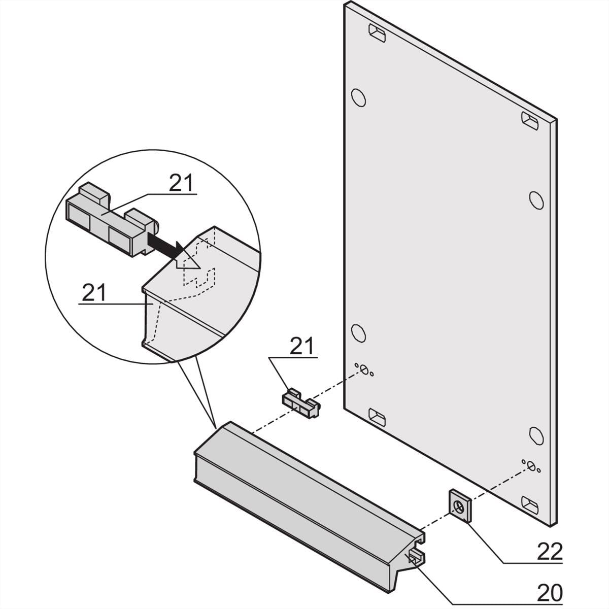 Schroff Profilgriff 20809284-1