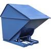 Kippbehälter mit Hochdeckel blau Volumen 2200 l. TAKKT Industrial & Packaging GmbH 78269649