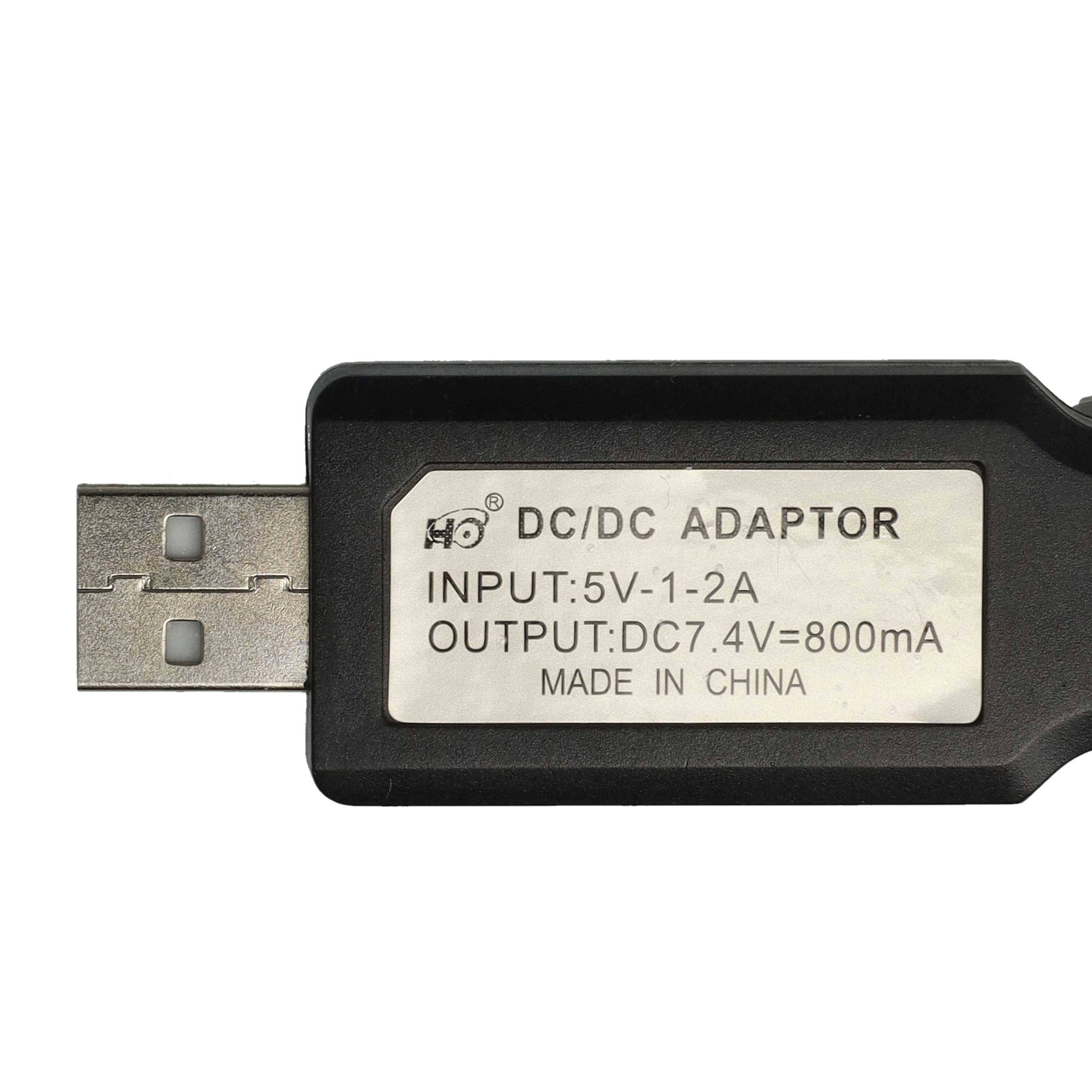 vhbw USB-Ladekabel für RC-Akkus mit JST XH-3P-Anschluss | RC-Modellbau Akkupacks - 60 cm 7,4 V-4