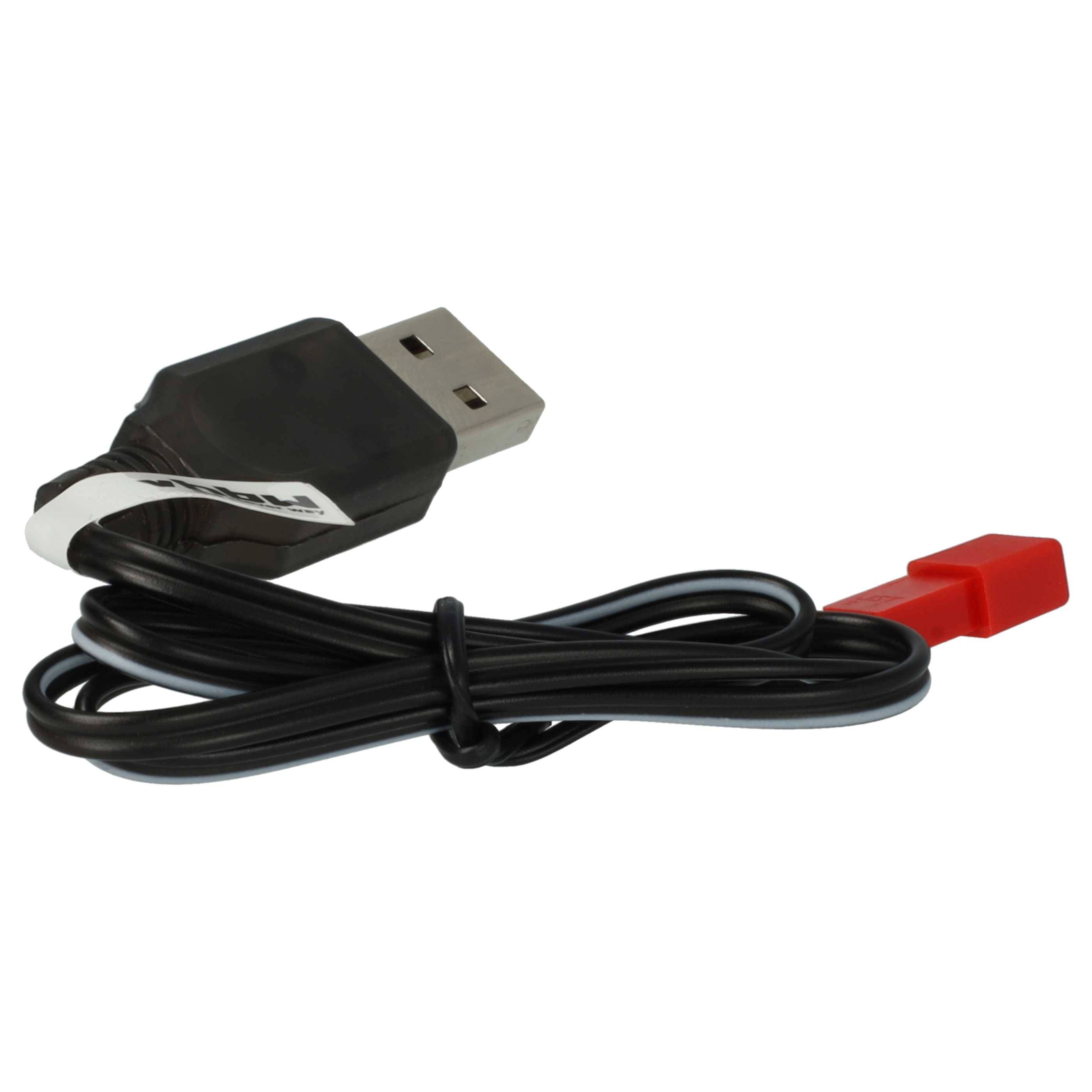 vhbw USB-Ladekabel für RC-Akkus mit JST-Anschluss | RC-Modellbau Akkupacks - 60 cm 3,6 V-2