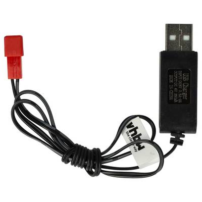 vhbw USB-Ladekabel für RC-Akkus mit JST-Anschluss | RC-Modellbau Akkupacks - 60 cm 6 V-0