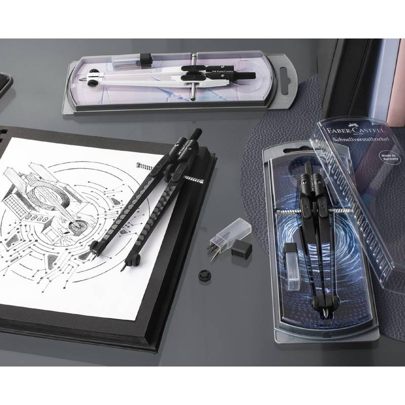 FABER-CASTELL Shiny Twist - Zirkel