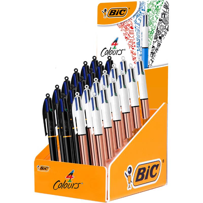 Thekendisplay BIC, 4 Colours, orange BIC 517944-0