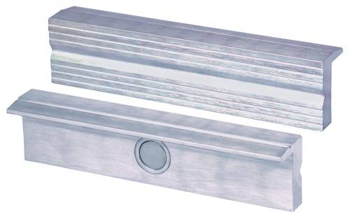 Schraubstockschutzbacke TYPN f.Backen-B.125mm Rillenprofil Alu.1Paar/VE HEUER-0