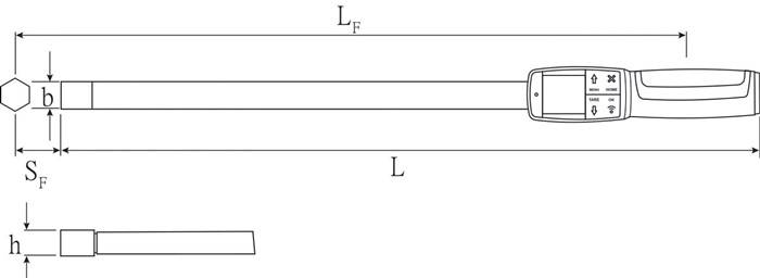 Drehwinkel-/Drehmomentschlüssel 714/20 20-200 Nm 14x18mm STAHLWILLE-1
