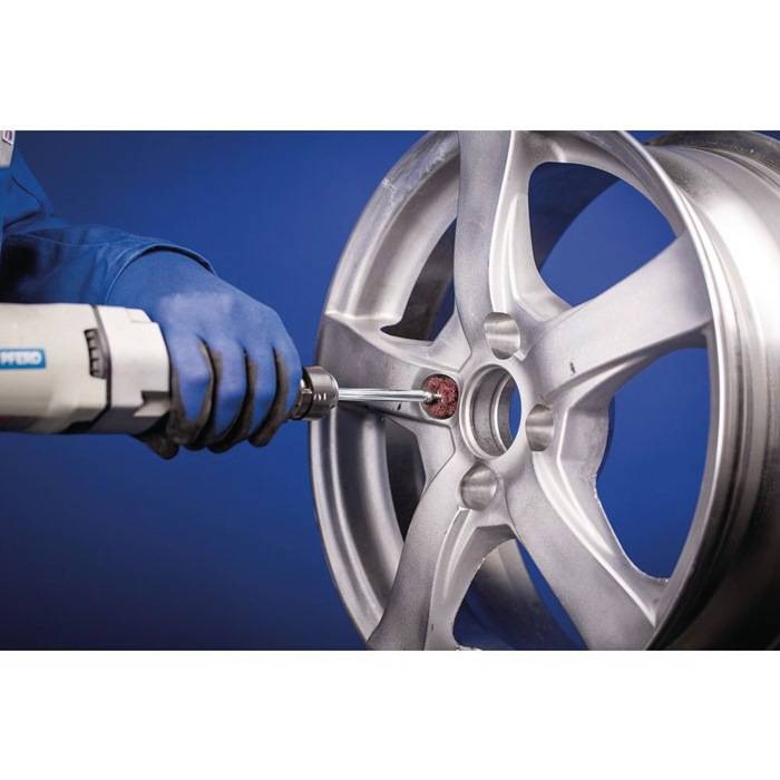 Schleifstern POLINOX D.19mm K.100 2-lagig 25100min-¹ PFERD-2