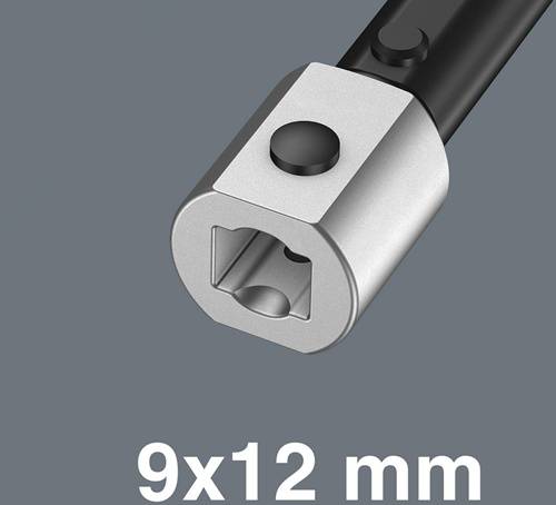 Einsteckschlüssel 7776 SW TX 14 9x12mm CV-Stahl WERA-3