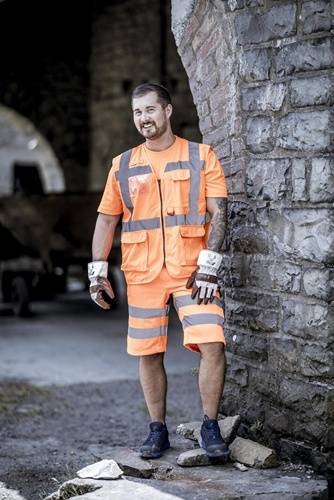 Warnweste 7118 Gr.L neonorange EN ISO 13688/EN ISO 20471/EN 1149 NITRAS-1