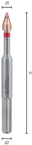 Feinsteinzeugfliesenbohrer C PROTECTOR D.8mm ALPEN-3