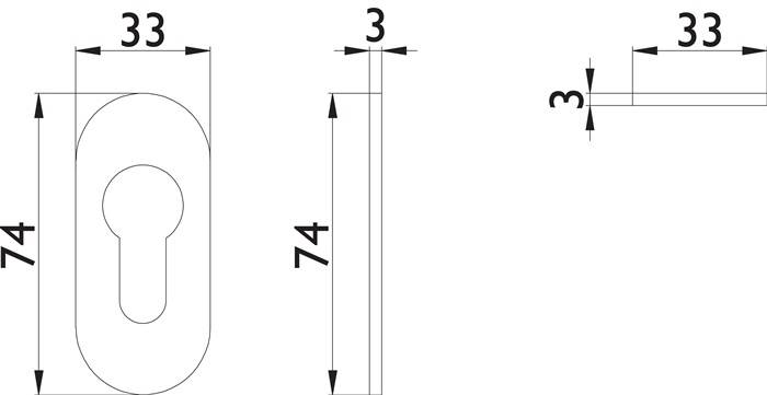Kleberosette VA 60 Schildst.3mm PZ ov.TECWERK-1