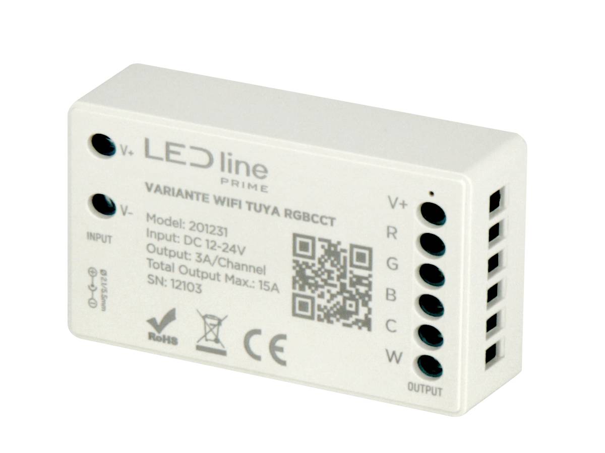 LED Line Prime Controller Variante LED RF WiFi Tuya RGBCCT-0