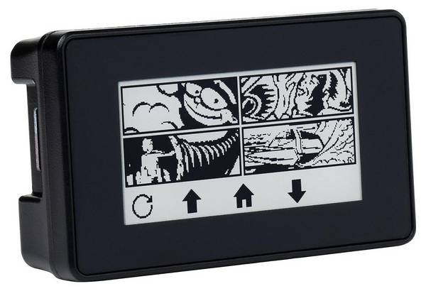 Waveshare 2,13\" E-Paper Display für Raspberry Pi Zero: 5 Punkt Touch, 250×122 Pixel, ABS-Gehäuse