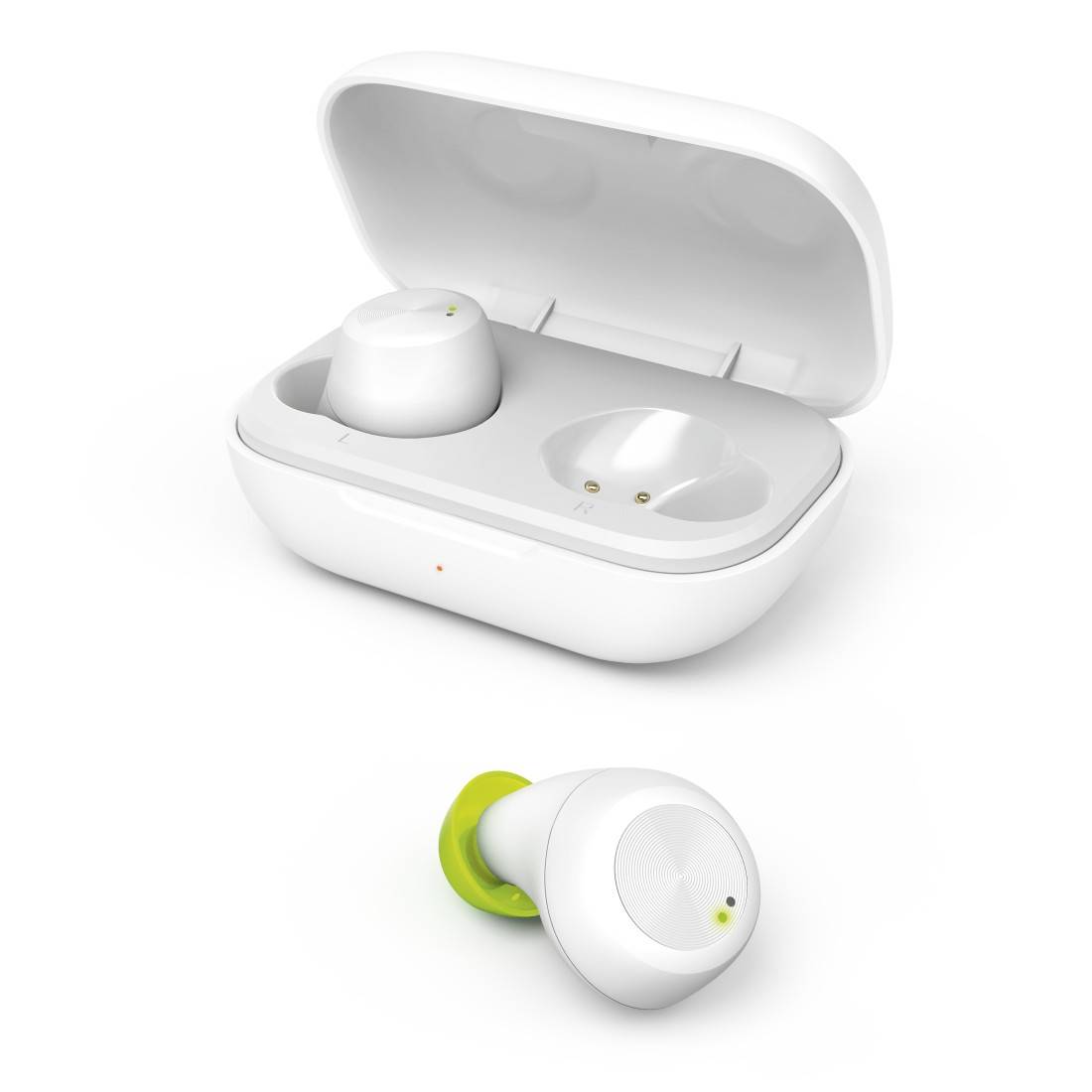 hama 00184126 Bluetooth®-Kopfhörer "Spirit Chop", True Wireless, In-Ear, Weiß-1