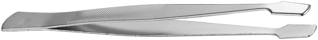 Fixpoint 77101 Pinzette für Präzision / Pinzettenset 4-teilig Spitzpinzette – Flachpinzette – Kreuzpinzette / Silber-4