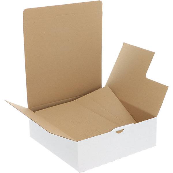 Blitzbox weiß Innenmaße 225 x 225 x 75 mm Palette mit VE 1900 Stk. TAKKT Industrial & Packaging GmbH 84417349-1