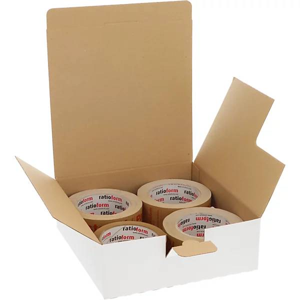Blitzbox weiß Innenmaße 225 x 225 x 75 mm Palette mit VE 1900 Stk. TAKKT Industrial & Packaging GmbH 84417349-2