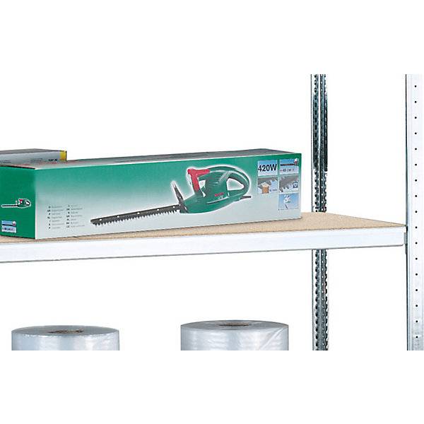 Weitspannregal gesteckt HxBxT 2000 x 1500 x 800 mm Spanplatten Grundregal. Gebr. Schulte GmbH & CO. KG-2
