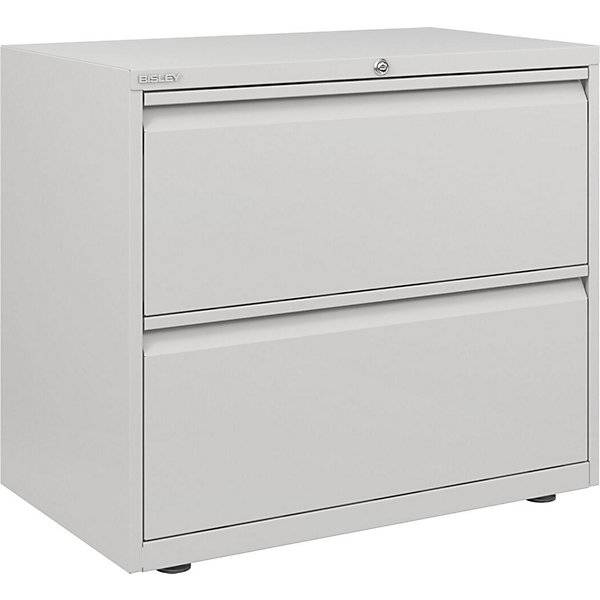 Hängeregistraturschrank ESSENTIALS 2-bahnig 2 Schubladen verkehrsweiß. Bisley GmbH 48615349-1