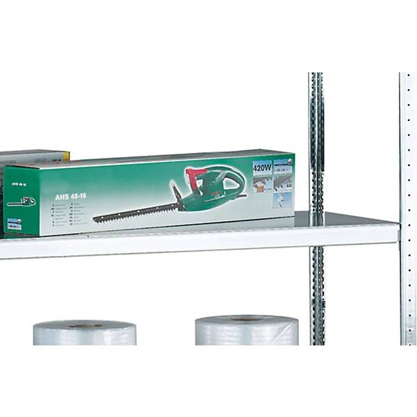 Weitspannregal gesteckt HxBxT 2000 x 1500 x 400 mm Stahlböden Grundregal. Gebr. Schulte GmbH & CO. KG-1