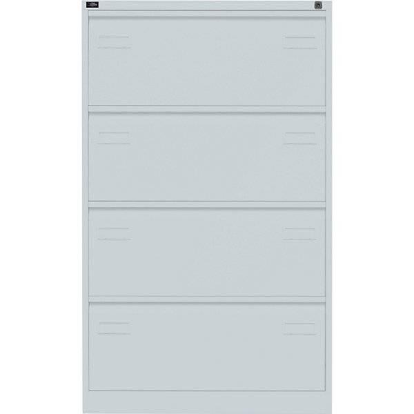 Hängeregistraturschrank LIGHT 2-bahnig 4 Schübe DIN A4 quer lichtgrau. TAKKT Industrial & Packaging GmbH-4