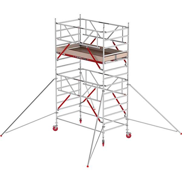 Fahrgerüst RS TOWER 42 breit mit Safe-Quick® Holzplattform Länge 185 m Arbeitshöhe 520 m. Altrex 68648149