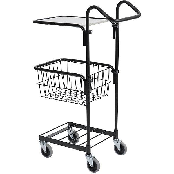 Einkaufswagen KOMPAKT 1 Etagenboden 1 Korb Gestell schwarz. Helge Nyberg GmbH 53106549-4