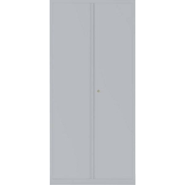 Flügeltürenschrank ESSENTIALS 4 Fachböden 5 Ordnerhöhen silber. Bisley GmbH 48613749-1