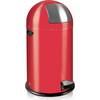 Push-Mülleimer mit Pedal Volumen 33 l HxØ 700 x 350 mm rot. Vepa Bins Groothandel B.V. 17838849