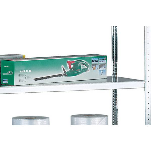 Weitspannregal gesteckt HxBxT 2000 x 1500 x 800 mm Stahlböden Grundregal. Gebr. Schulte GmbH & CO. KG-1