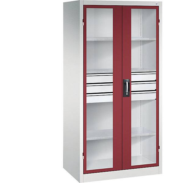 C+P Flügeltürenschrank Acurado, H1950xB930xT600mm, 7035/7035-1