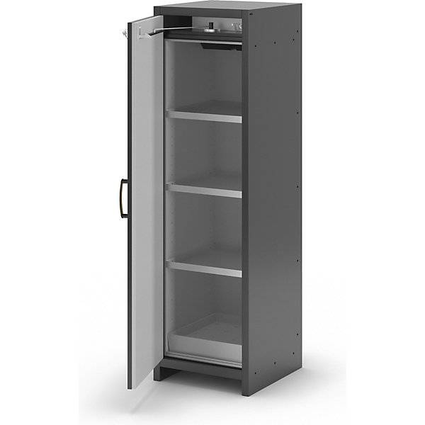Gefahrstoffschrank, Sicherheitsschrank Typ 30 - ca. 2 x 0,6 x 0,6 m - Türanschlag links - 3 Fachböden - mit Lochblech --4