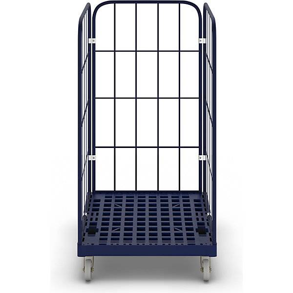 Rollbehälter mit Kunststoff-Rollplatte 3-seitig BxT 724 x 815 mm Nutzhöhe 1350 mm. ESB Engineering System Bau-2