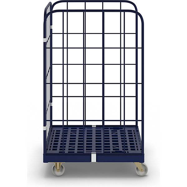 Rollbehälter mit Kunststoff-Rollplatte 3-seitig BxT 724 x 815 mm Nutzhöhe 1350 mm. ESB Engineering System Bau-3