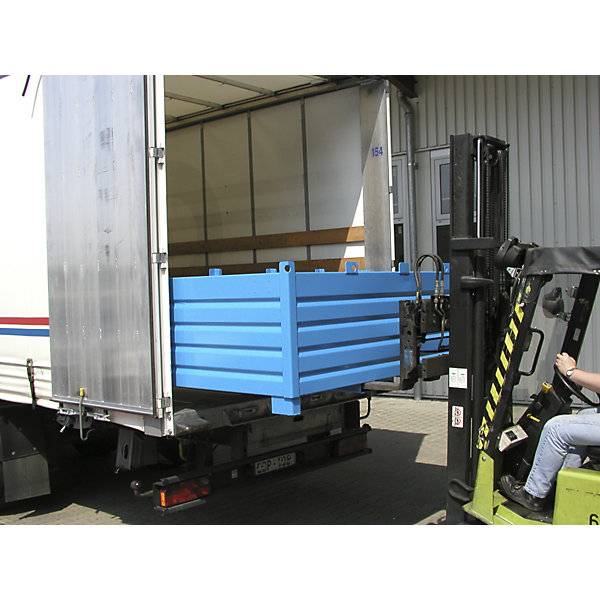 Sammelbehälter Volumen 20 m³ lichtblau. TAKKT Industrial & Packaging GmbH 61096749-2