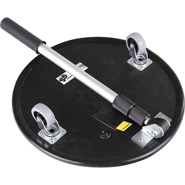 Inspektionsspiegel mit Teleskoparm rund mit Rollenfüßen Ø 350 mm mit Licht. Dancop International GmbH-1