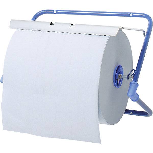 Wandabroller für Putz- und Wischrollen mit Abreißschiene blau. Plock GmbH 70093749