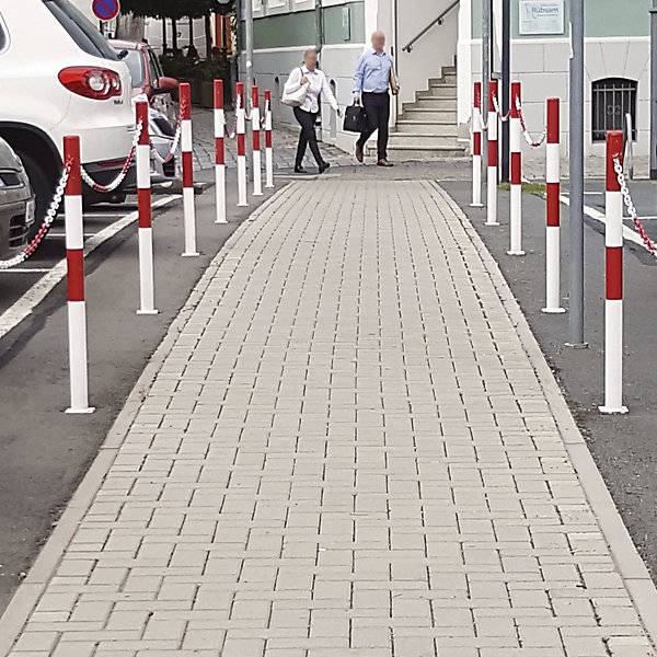 Sperrpfosten Morion zum Aufdübeln Ø 60 mm feuerverzinkt 1 Öse. Moravia Wiesbaden| Gesellschaft-2