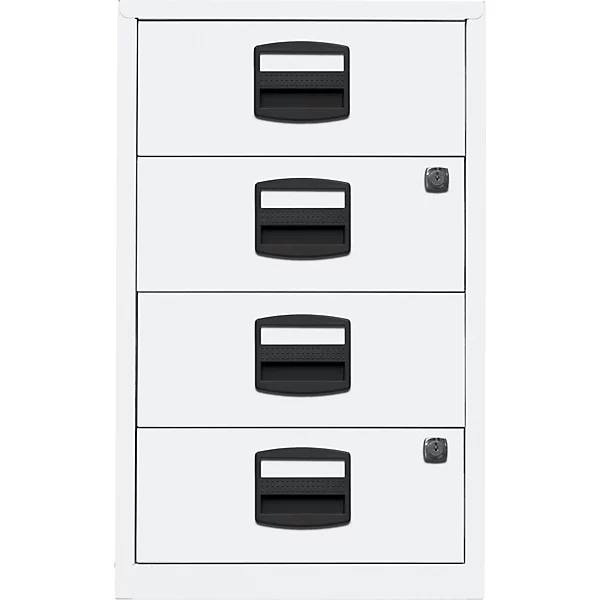 Beistellschrank PFA 4 Universalschubladen verkehrsweiß. Bisley GmbH 48992649-2