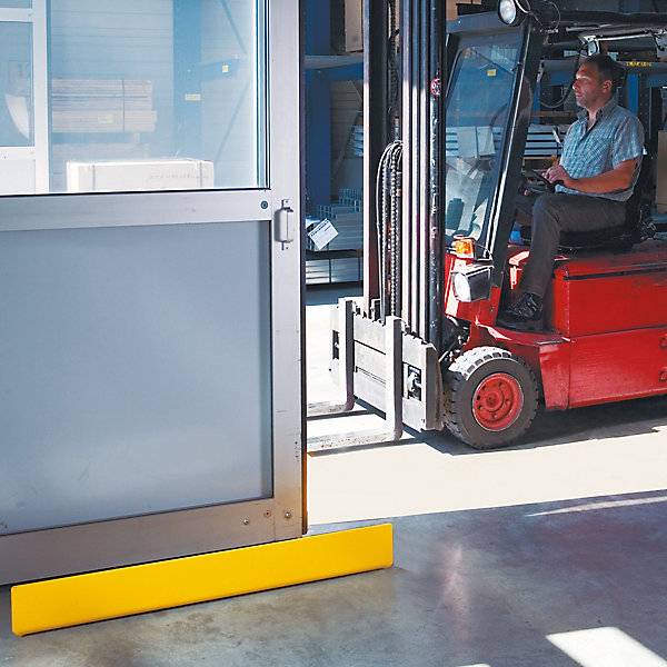Anfahrschutz Leitbord gelb Länge 800 mm Wandstärke 6 mm. Moravia Wiesbaden| Gesellschaft F.Verkehrszeichen |-3