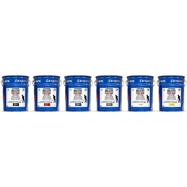 Bodenmarkierungsfarbe Industry Floor Paint antislip® Inhalt 5 l grau. Ampere Deutschland GmbH 68638849-2